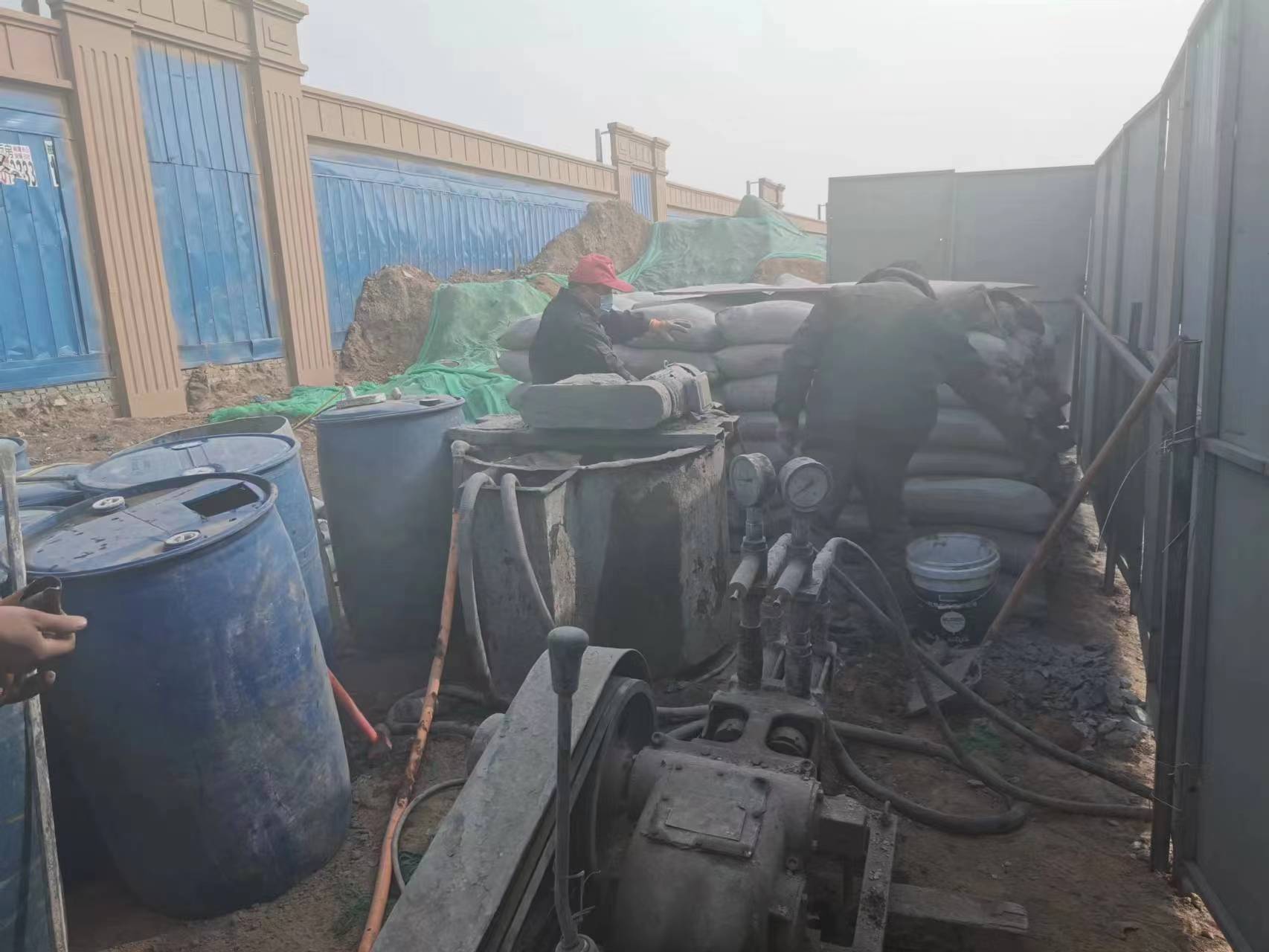 潞城房屋下沉注浆